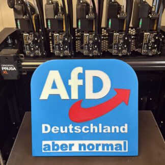 Leuchtkasten AfD - Alternative für Deutschland - Deutschland aber normal