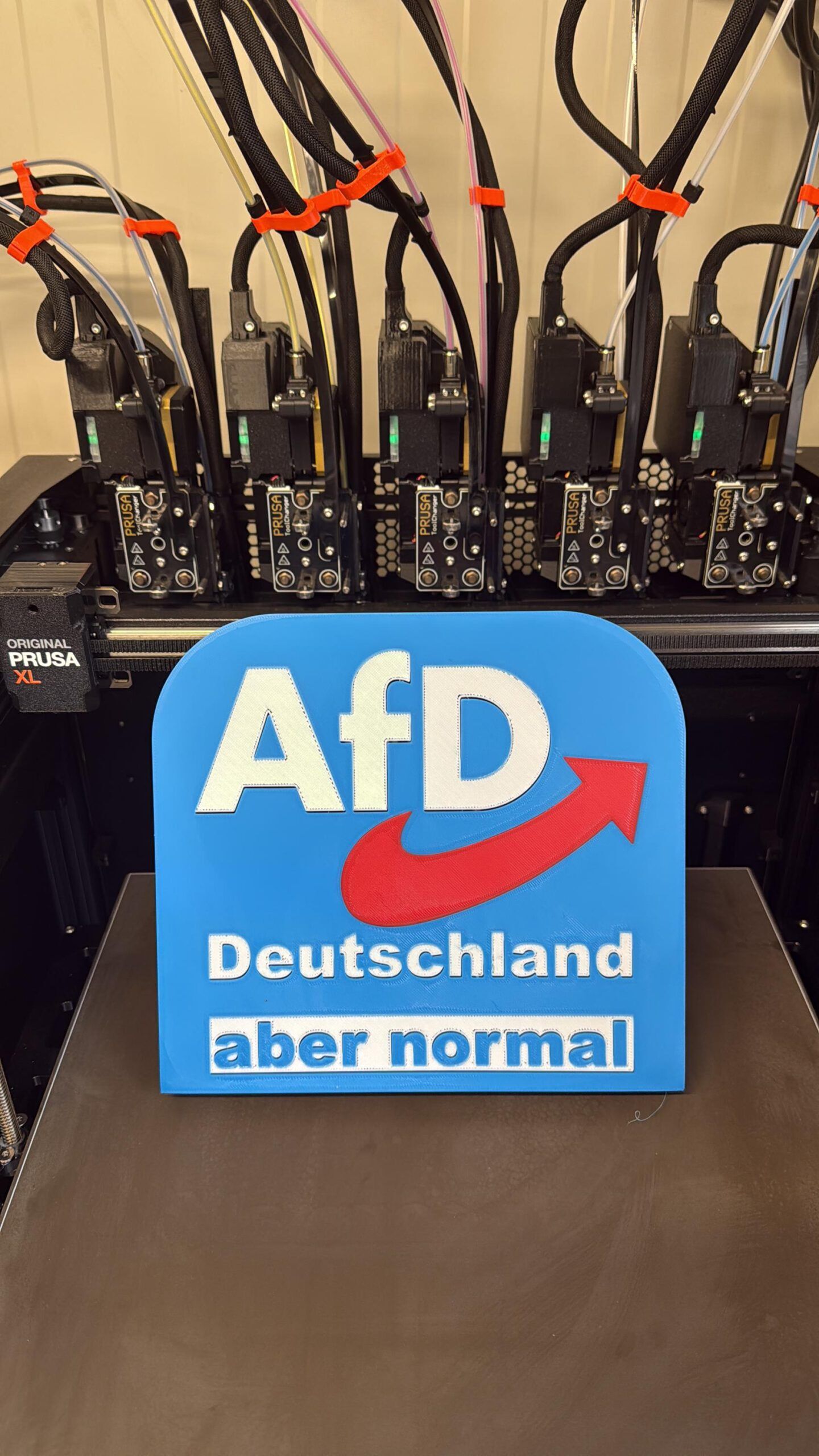 Leuchtkasten AfD - Alternative für Deutschland - Deutschland aber normal