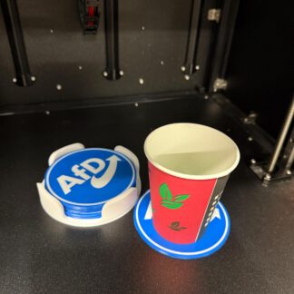 5x AfD - Alternative für Deutschland - Bierdeckel - Glasuntersetzer im Set