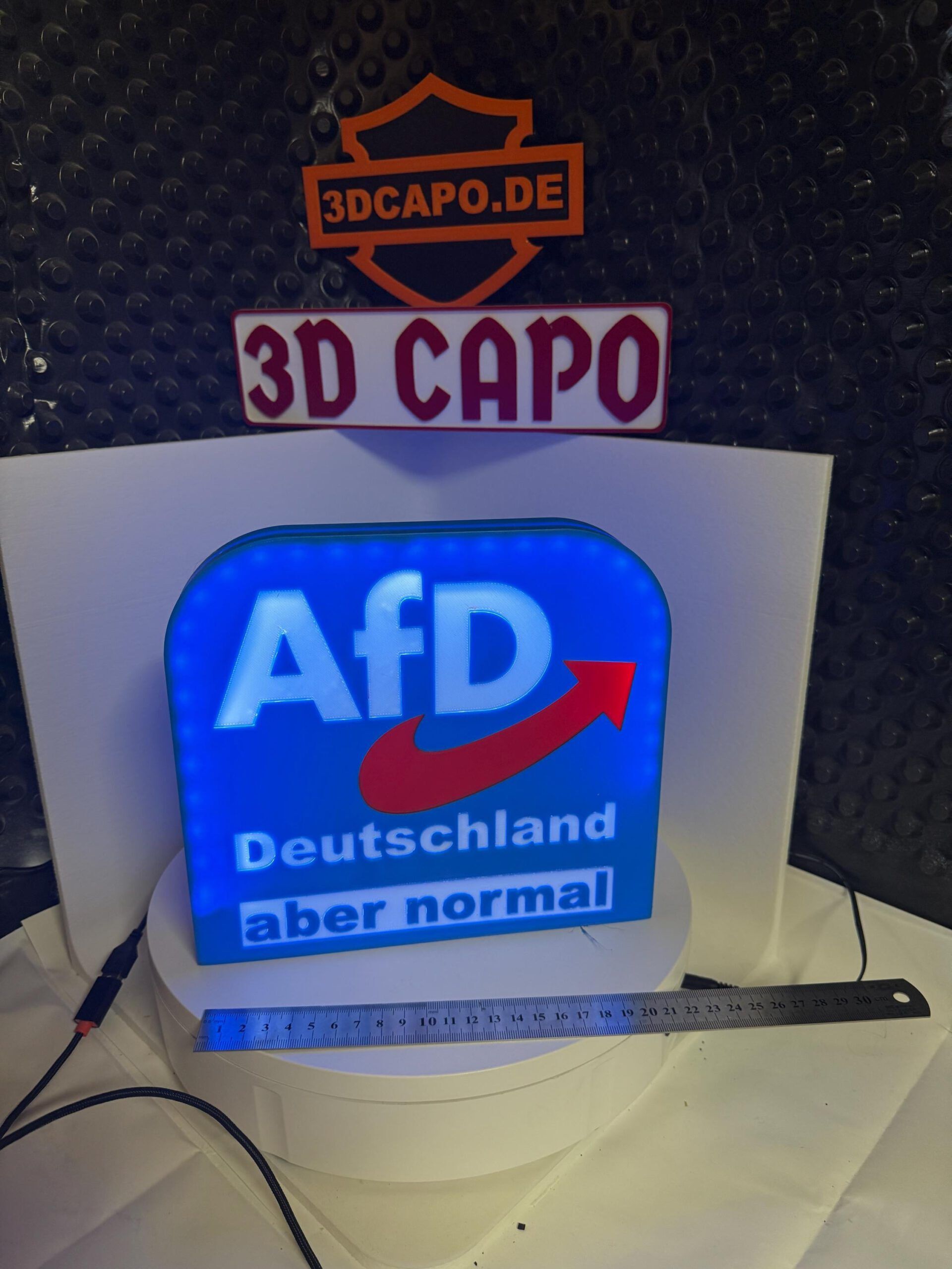 Leuchtkasten AfD - Alternative für Deutschland - Deutschland aber normal – Bild 3