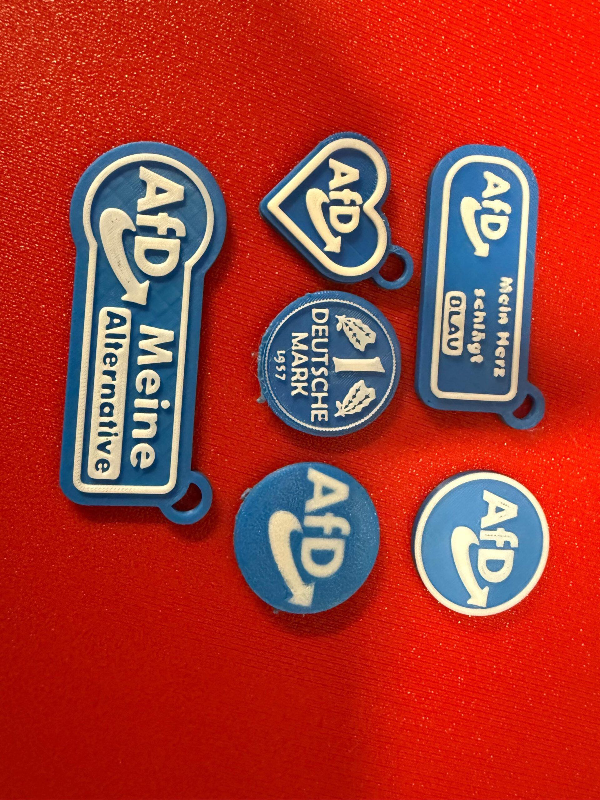 AFD - Starterset - Schlüsselanhänger & Einkaufswagenchips - Alternative für Deutschland – Bild 6