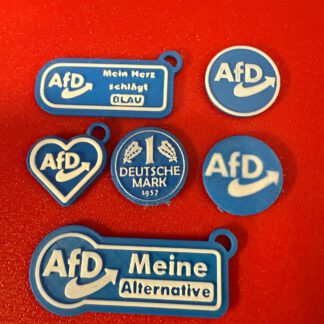 AFD - Starterset - Schlüsselanhänger & Einkaufswagenchips - Alternative für Deutschland