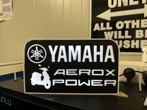 Yamaha Aerox Leuchtkasten