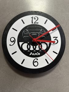 Audi-Wanduhr STL